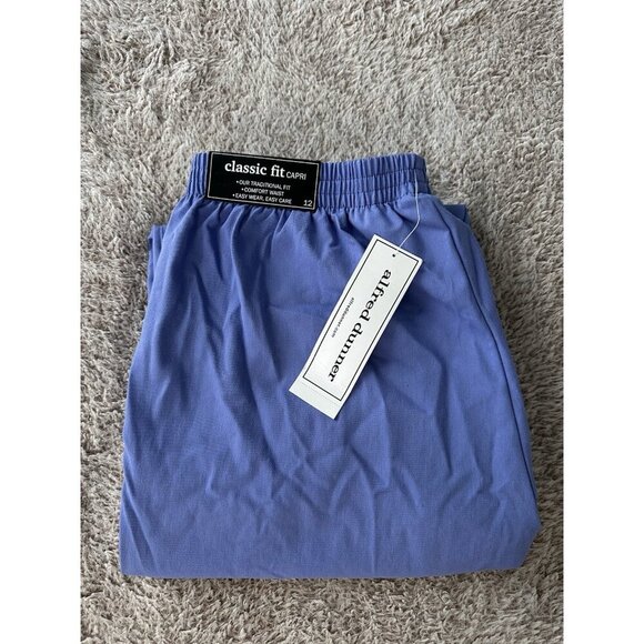 Alfred Dunner Santa Fe Women’s Stretch Fabric Straight Fit Iris Size 12 New - Picture 12 of 15